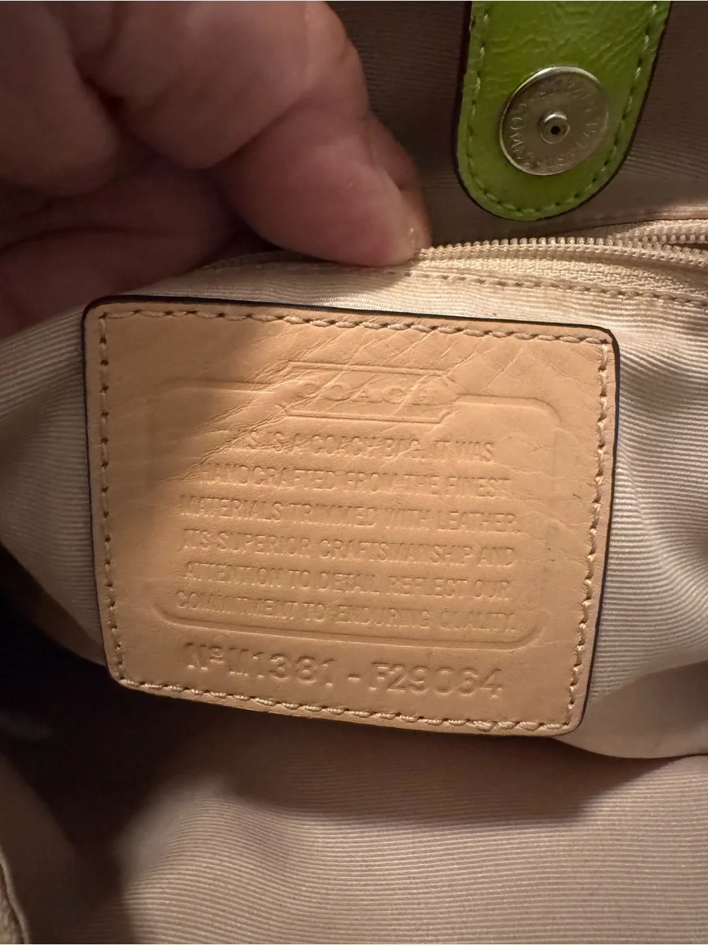 Coach bag it